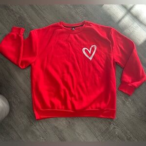 Womens SHEIN curve plus size round neck sweatshirt 1XL